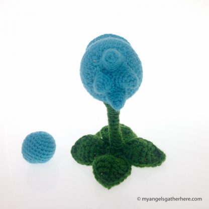 blue peashooter plush toy