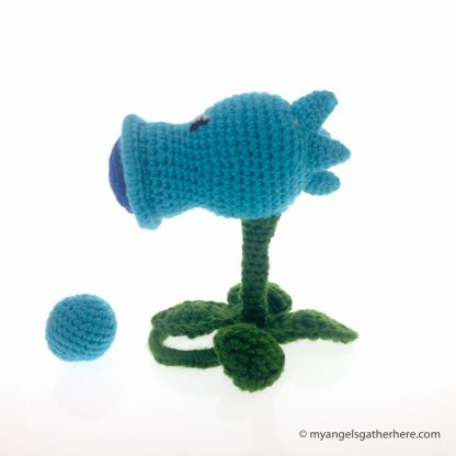 pvz blue peashooter plush