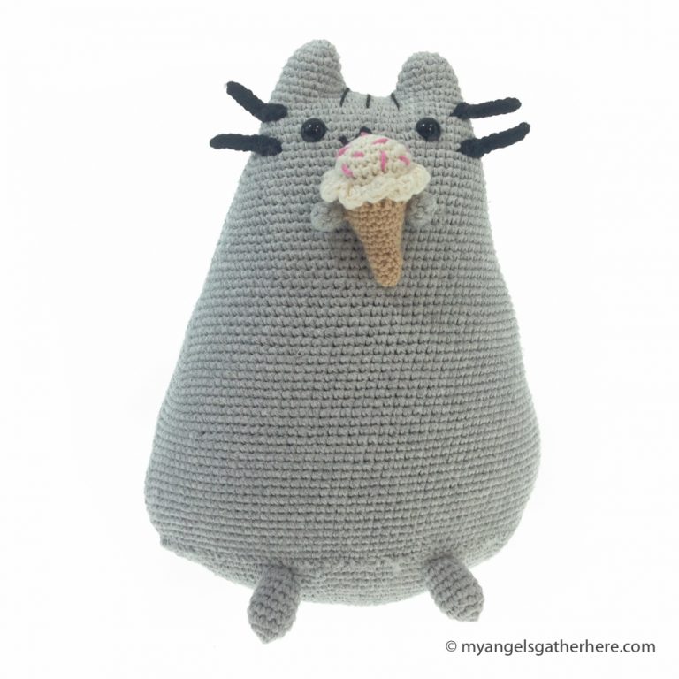 pusheen ice cream sandwich plush