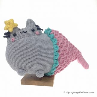 pink mermaid pusheen plush toy