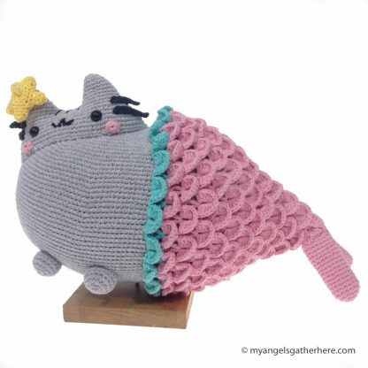 pusheen pink mermaid plush