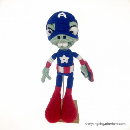 zombie captain america plush toy