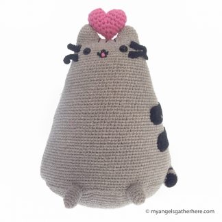 pusheen heart plushie