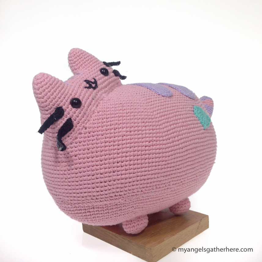 pusheen pink plush